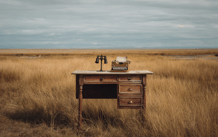 Kikkert åbent landskab