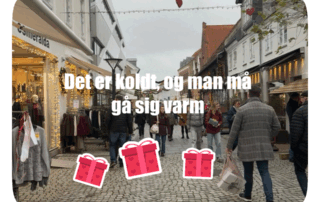Julemagi i gågaden i Middelfart